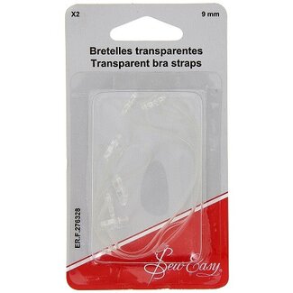 Huismerk Transparente BH-Träger 9mm