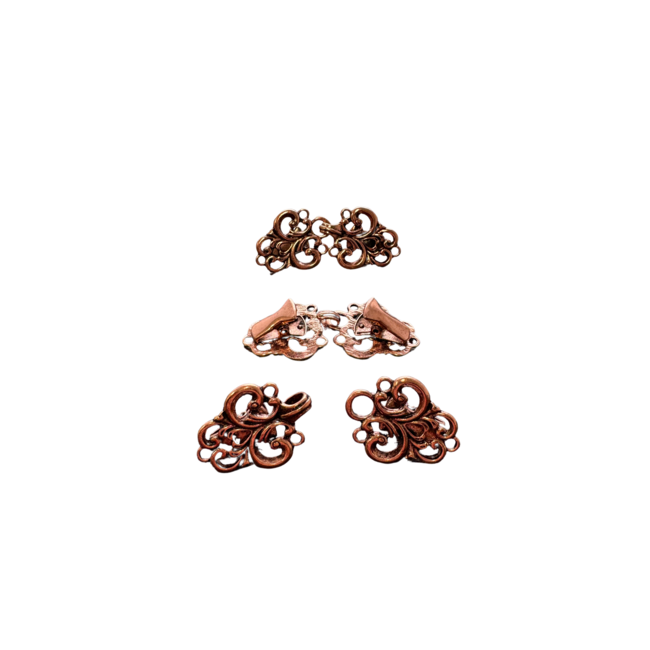 Huismerk Sier sluiting met haak en oog, eenvoudig aan het kledingstuk te klemmen