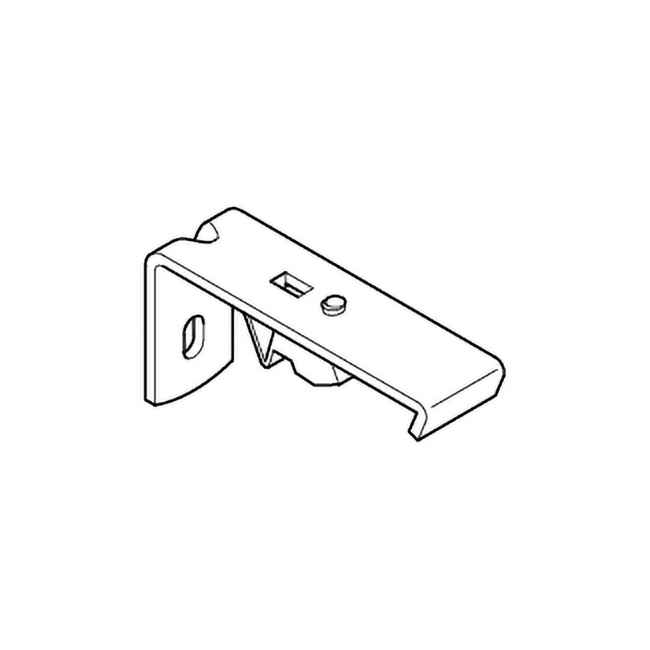 KS Losse Wandsteun geschikt voor KS gordijnrail.