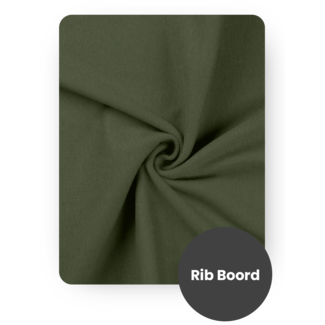 Huismerk Bündchenstoff Unifarben 40x80 cm