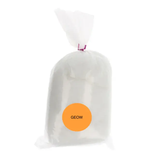 Huismerk Super Zachte wasbare vulling voor knuffels en kussens 50 gram.