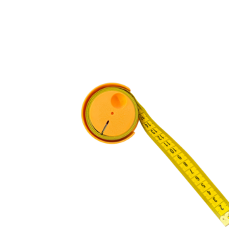 Huismerk Mache aus deinem Standard-Zentimetermaß, ein aufrollbares Zentimetermaß