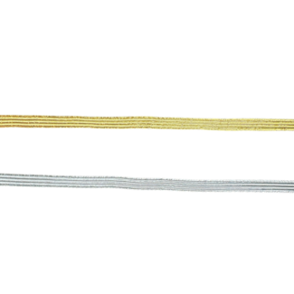 Huismerk Gold und Silber Directoire-Gummiband von 6mm