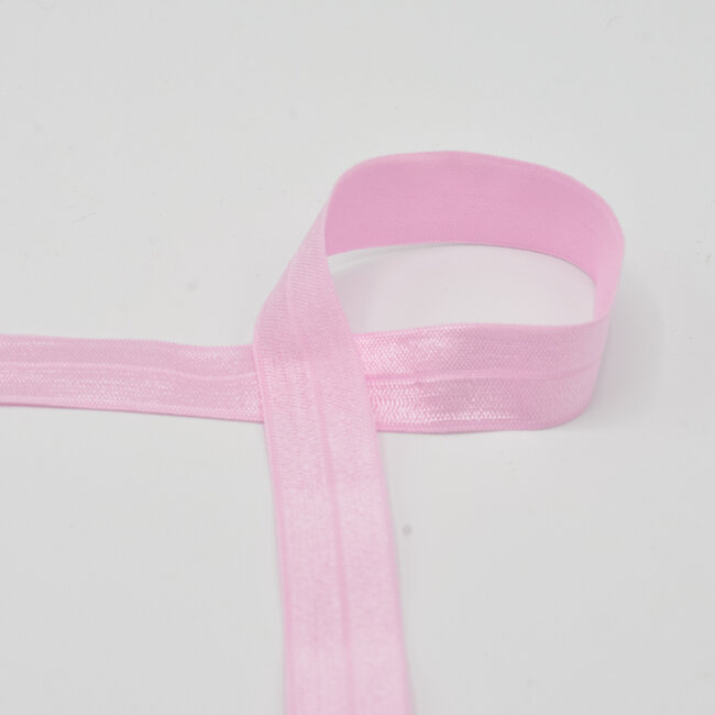 Huismerk Biasband Rekbaar Poly Glans 20 mm breed