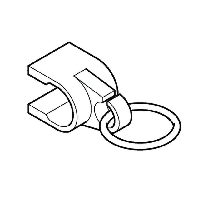 Huismerk Fiberclip+ring 3,5 en 4mm 6 mm transparant