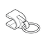 Huismerk Fiberclip+Ring 3,5 und 4mm 6 mm transparent