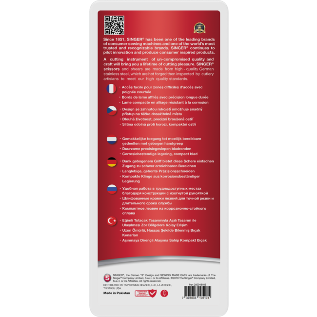 Singer Singer® Elite Gebogen schaarSinger® Elite Gebogen schaar 20,3 cm