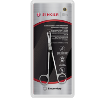 Singer Singer® Elite Doppelt gebogene Stickschere, 15,2 cm