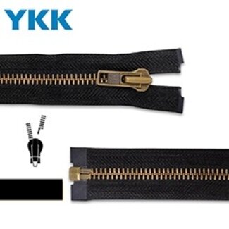 YKK Teilbarer Reißverschluss Metall Bronze 50-90 cm