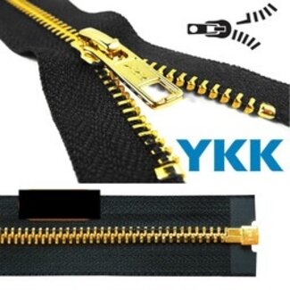 YKK Trennbarer Reißverschluss Metall Messing 50-80 cm