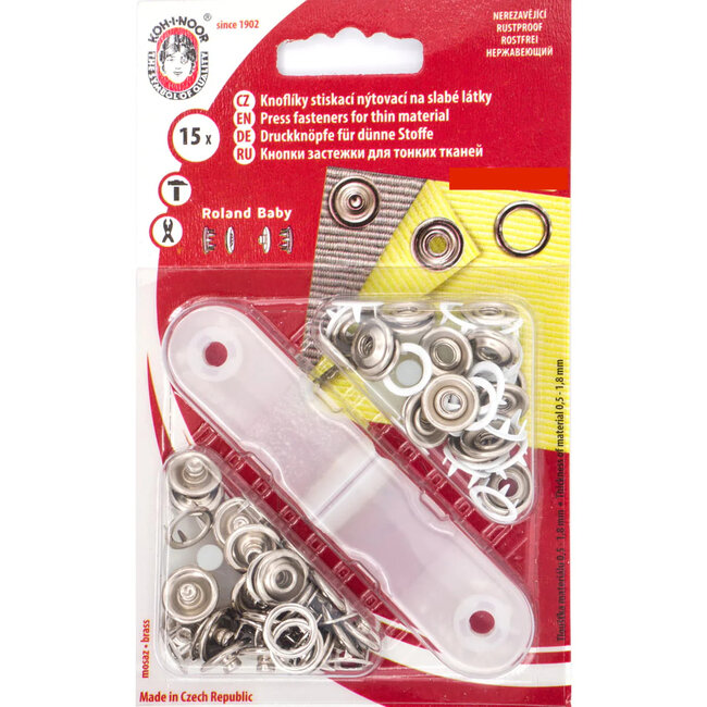 Koh i Nor Babydrukker Koh-i-Nor in diverse kleuren 10mm