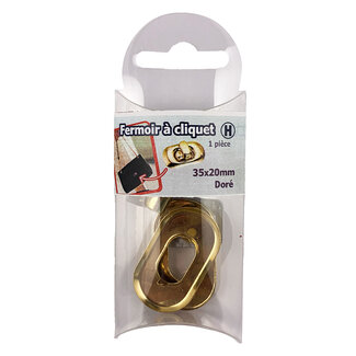 Huismerk Drehverschluss für Taschen 35x20mm