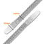Huismerk Fijne spiraal baleinen 11 mm breed en 28 cm lang met eindkappen