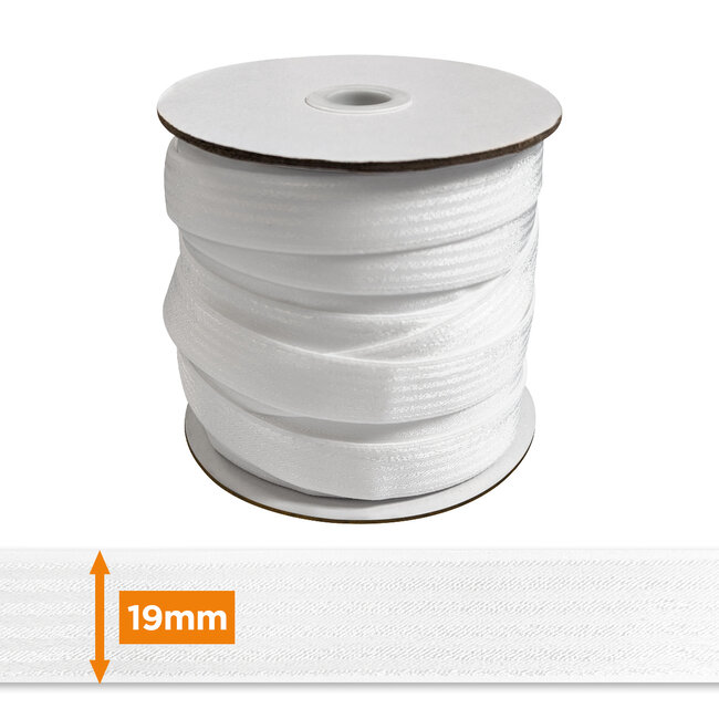 Huismerk BH-band elastiek 19 mm breed in diverse kleuren