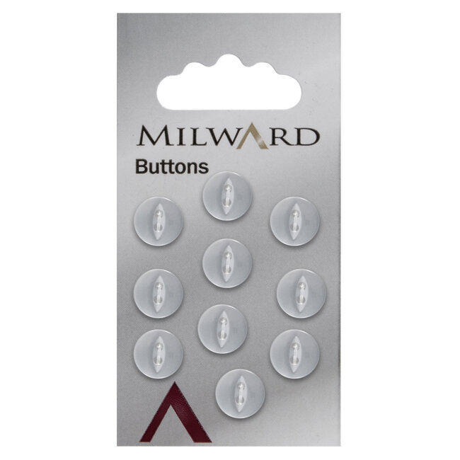 Milward Knopen op kaart 10 mm: Verpakking van 10