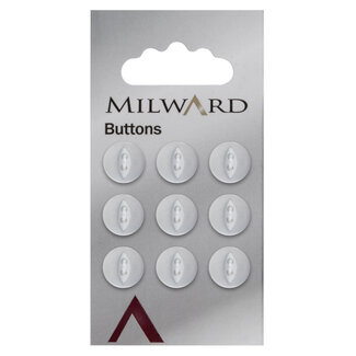 Milward Knopen op kaart 11 mm: Verpakking van 9