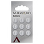 Milward Knopen op kaart 11 mm: Verpakking van 9