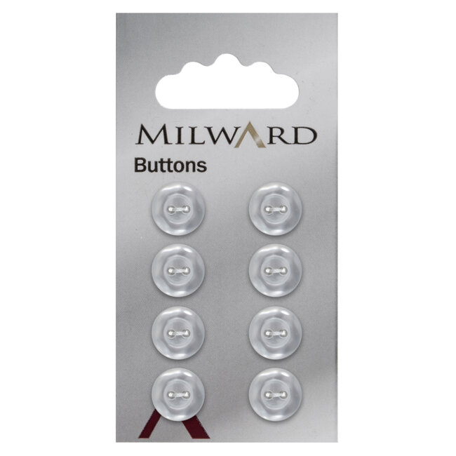 Milward Knopen op kaart 11 mm: Verpakking van 8