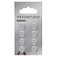 Milward Knopen op kaart 11 mm: Verpakking van 8