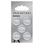 Milward Knopen op kaart 19 mm: Verpakking van 5