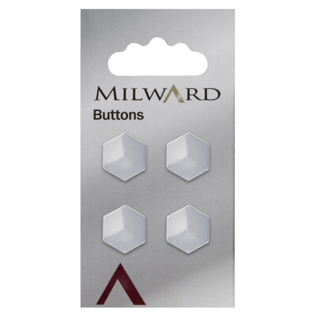 Milward Knopen op kaart 15 mm: Verpakking van 4