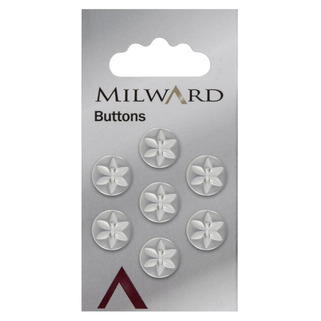 Milward Knopen op kaart 12 mm: Verpakking van 7