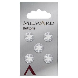 Milward Knopen op kaart 11 mm: Verpakking van 5
