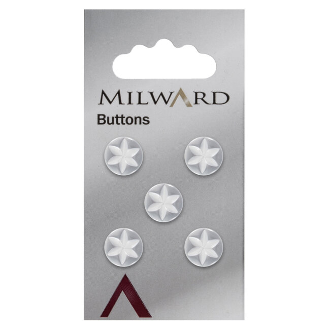 Milward Knopen op kaart 11 mm: Verpakking van 5