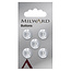 Milward Knopen op kaart 13 mm: Verpakking van 5