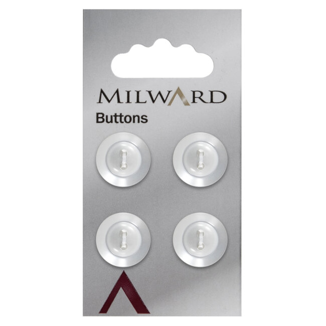 Milward Knopen op kaart 16 mm: Verpakking van 4