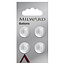 Milward Knopen op kaart 16 mm: Verpakking van 4