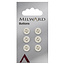 Milward Knopen op kaart 10 mm: Verpakking van 6