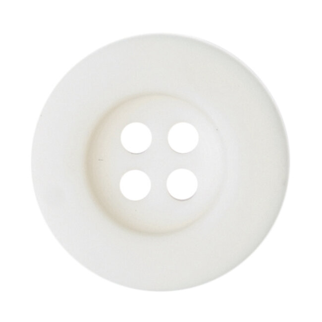 Milward Witte Knopen op kaart 17 mm: Verpakking van 3