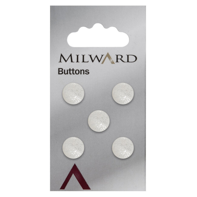 Milward Knopen op kaart 11 mm: Verpakking van 5