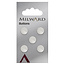 Milward Knopen op kaart 11 mm: Verpakking van 5