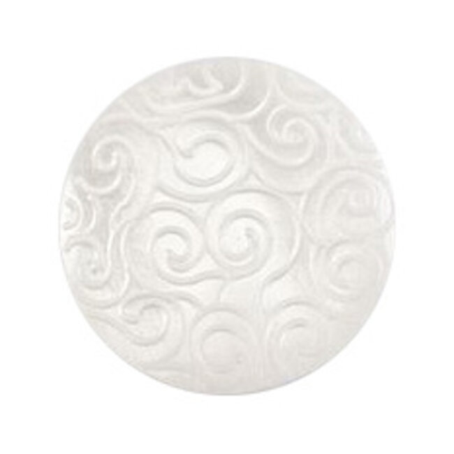 Milward Parelmoer Knopen op kaart 15 mm: Verpakking van 4