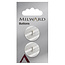 Milward Knopen op kaart 22 mm: Verpakking van 2