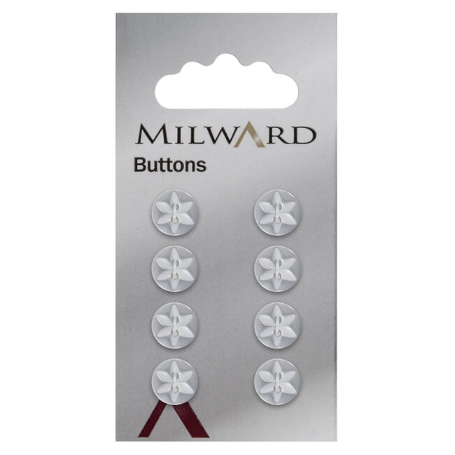 Milward Knopen op kaart 10 mm: Verpakking van 8