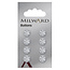 Milward Knopen op kaart 10 mm: Verpakking van 8