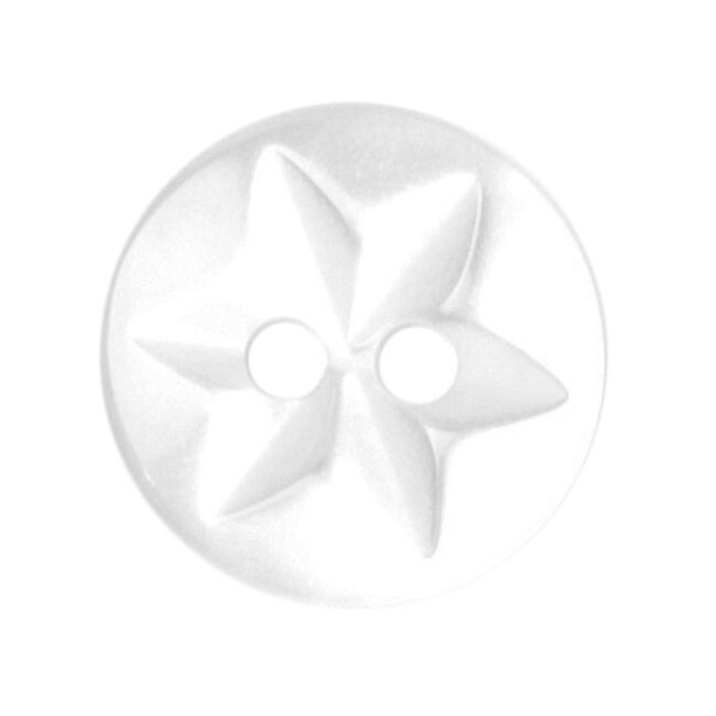 Milward Parelmoer Knopen op kaart 10 mm: Verpakking van 8