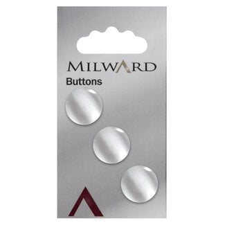 Milward Knopen op kaart 16 mm: Verpakking van 3