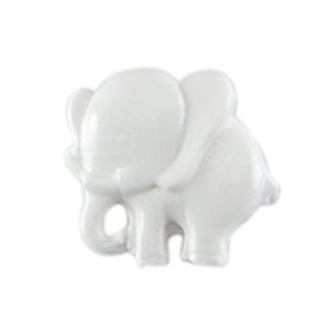 Milward Witte Knopen op kaart 13 mm: Verpakking van 4