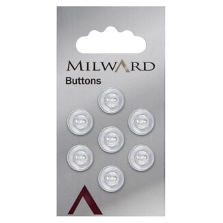 Milward Knopen op kaart 11 mm: Verpakking van 7