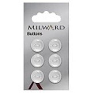 Milward Knopen op kaart 13 mm: Verpakking van 5