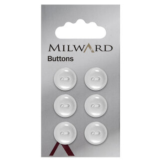 Milward Knopen op kaart 13 mm: Verpakking van 6