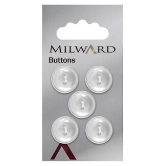 Milward Knopen op kaart 16 mm: Verpakking van 5