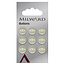 Milward Knopen op kaart 11 mm: Verpakking van 9