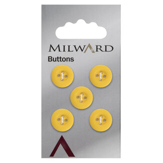 Milward Knopen op kaart 12 mm: Verpakking van 5