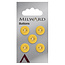 Milward Knopen op kaart 12 mm: Verpakking van 5