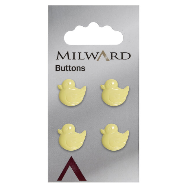 Milward Knopen op kaart 13 mm: Verpakking van 4